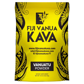 Poudre de kava Vanuatu Fiji Vanua 449g vue avant