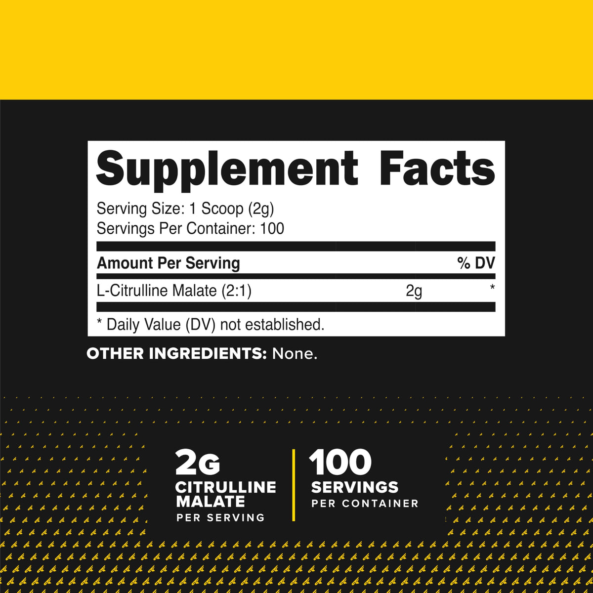 Poudre de L-Citrulline Malate Primaforce 200g, contenant ouvert