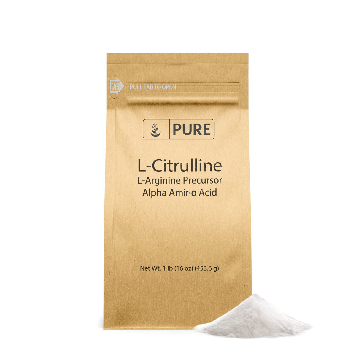 Poudre de L-Citrulline PURE ORIGINAL INGREDIENTS 581g vue de face
