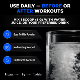 Poudre de L-Glutamine ALLMAX 400 g avec d'autres compléments