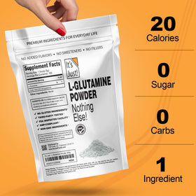 Poudre de L-Glutamine It's Just! 500g avec cuillère dosage