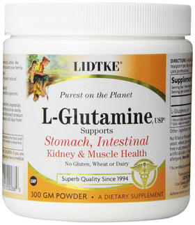 Poudre de L-Glutamine Lidtke 300g vue avant