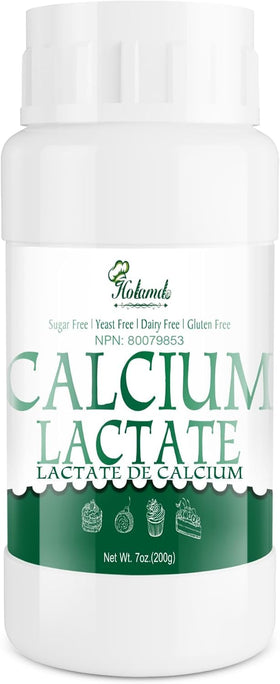 Poudre de lactate de calcium Holamdo 240g vue avant