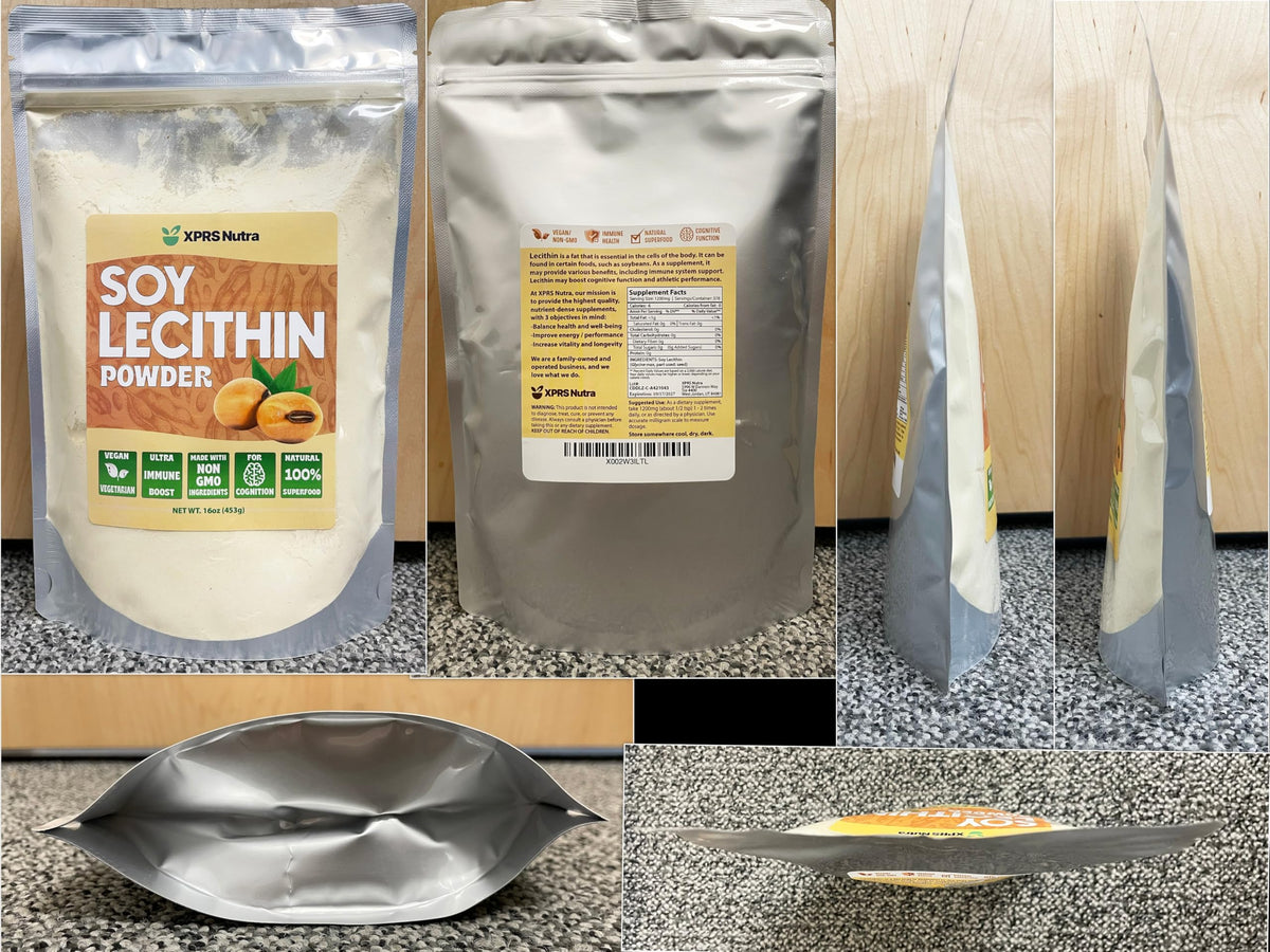 Poudre de lécithine de soja XPRS Nutra avec des ingrédients frais