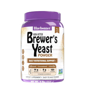 Poudre de Levure de Bière Non-GMO BlueBonnet 2 lb vue avant