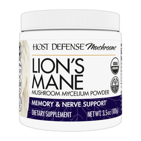 Poudre de Lion's Mane Host Defense 141g vue avant