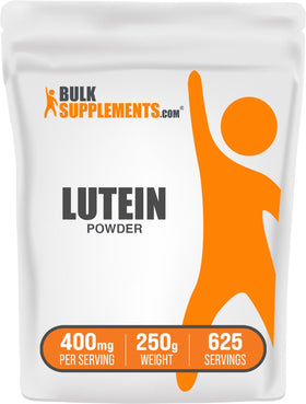 Poudre de lutéine BulkSupplements 250g vue de face