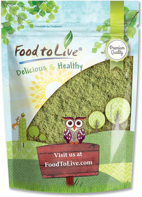 Poudre de luzerne Food to Live 222g en emballage