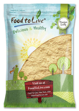 Poudre de Maca Jaune Food to Live 8 lb emballage avant