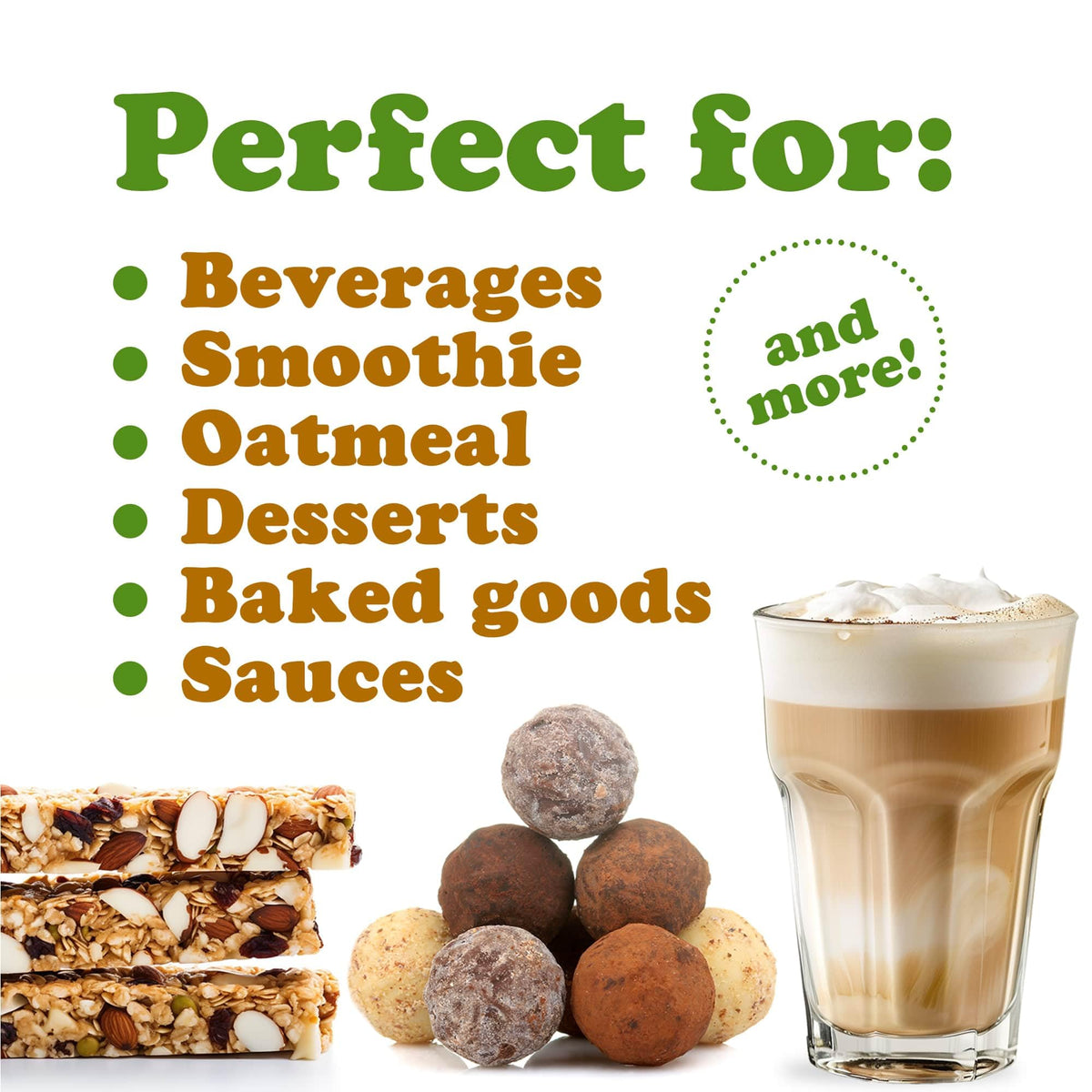 Poudre de maca jaune Food to Live dans un smoothie