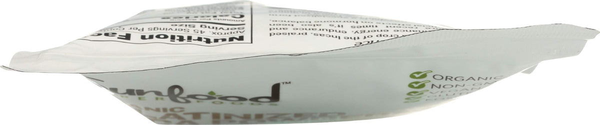 Poudre de maca Sunfood avec des ingrédients naturels