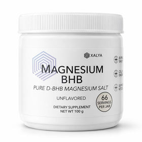 Poudre de magnésium BHB Xalya 100g vue de face