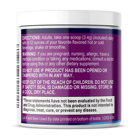 Poudre de magnésium citrate Health Nutrition Naturals dans un shaker