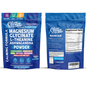 Poudre de magnésium glycinate Clean Nutraceuticals en préparation de boisson