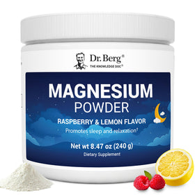 Poudre de magnésium glycinate Dr. Berg 299g vue de face