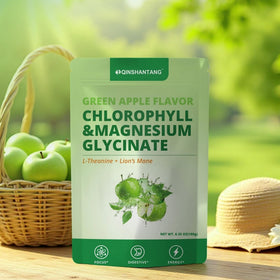 Poudre de magnésium glycinate et chlorophylle avec des ingrédients naturels