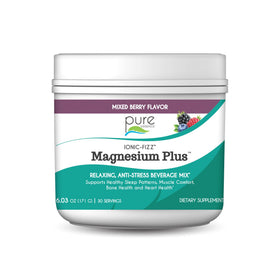 Poudre de magnésium Ionic Fizz PURE ESSENCE LABS 222g saveur baies mélangées