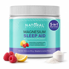 Poudre de magnésium nuit Natural BioScience 340g vue de face