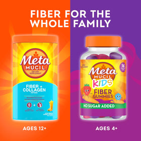 Poudre de Metamucil Fibres + Collagène dans un bol