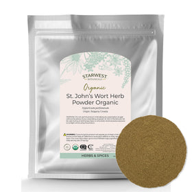 Poudre de millepertuis bio Starwest Botanicals 472g vue avant