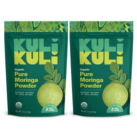 Poudre de Moringa Bio Kuli Kuli 399g vue de face