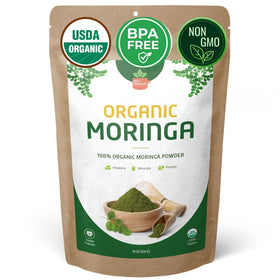 Poudre de Moringa Bio SPICY ORGANIC 440g vue de face