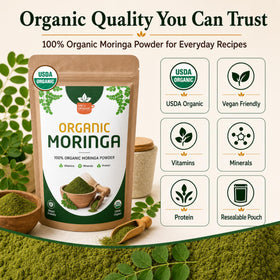 Poudre de Moringa Bio SPICY ORGANIC avec des fruits