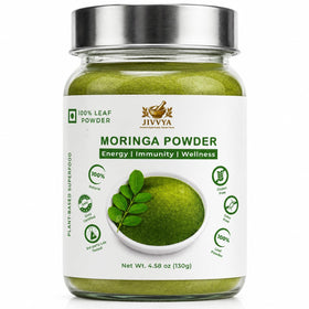 Poudre de Moringa JIVVYA 130g vue de face dans son emballage