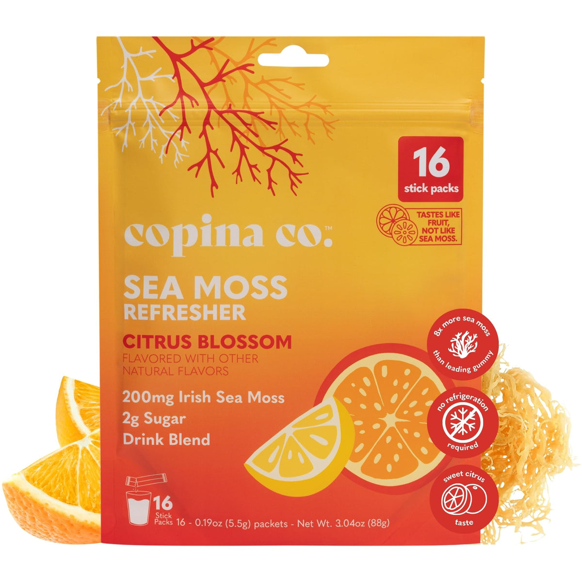 Poudre de mousse irlandaise bio Copina Co. en sachets de 200mg