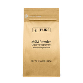 Poudre de MSM PURE ORIGINAL INGREDIENTS 921g vue de face