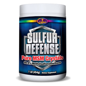 Poudre de MSM Sulfur Defense Opti-MSM 99,9% pure 522g vue de face