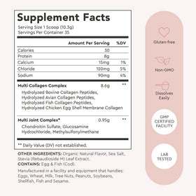 Poudre de Multi-Collagène Alaya ajoutée à un smoothie