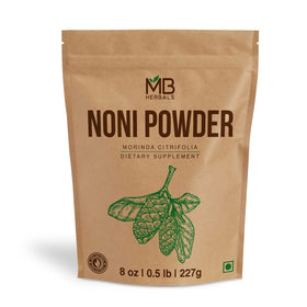 Poudre de Noni MB Herbals 227g vue de face avec étiquette