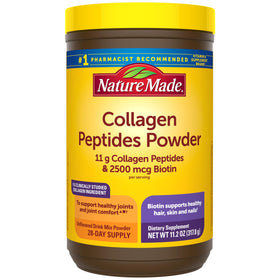 Poudre de Peptides de Collagène Nature Made 431g vue de face