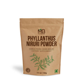 Poudre de Phyllanthus Niruri MB Herbals 100g vue de face