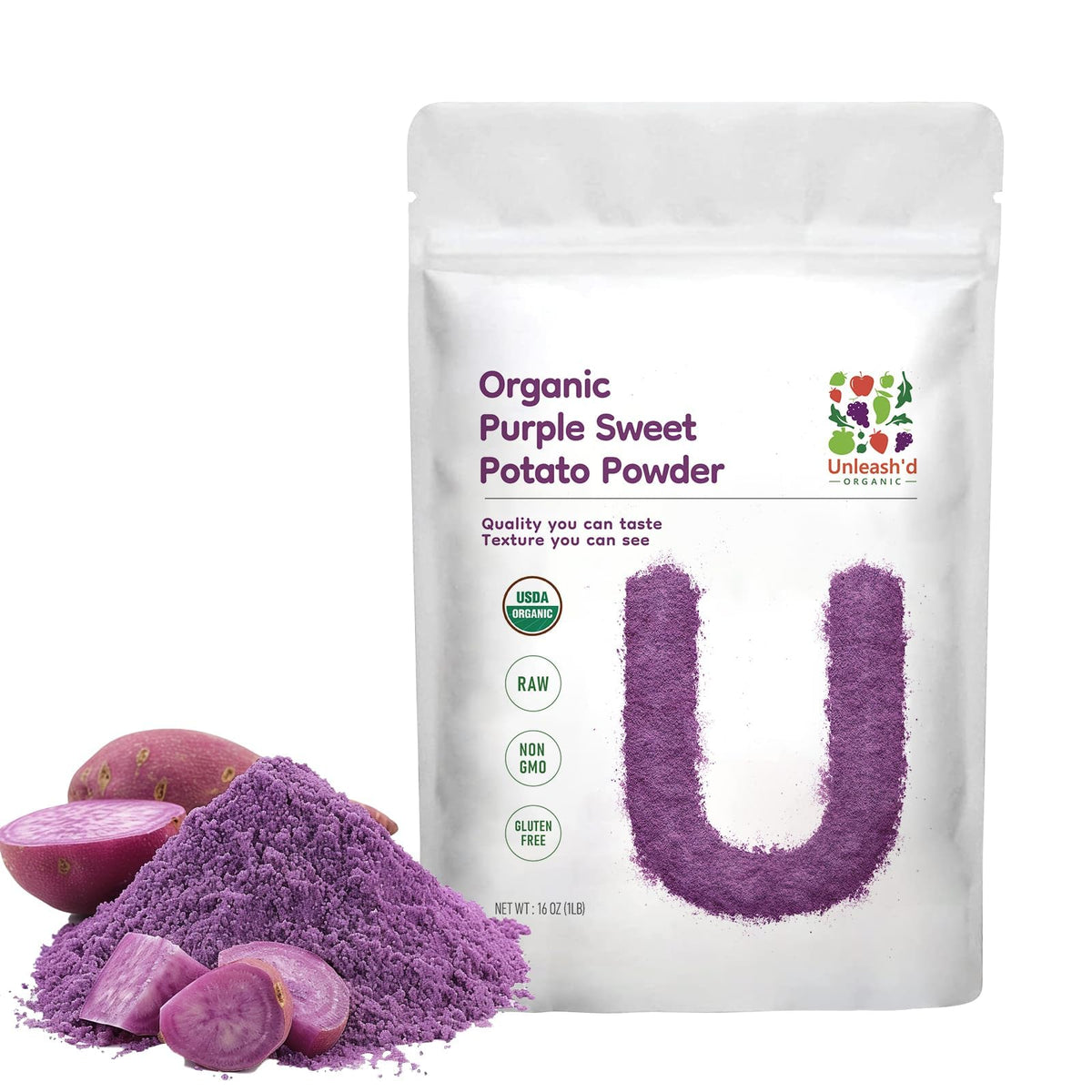 Poudre de Pomme de Terre Violette Bio 'D ORGANIC vue de face