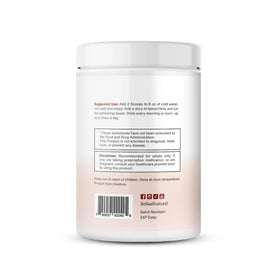 Poudre de probiotiques Bella All Natural dans un verre avec une cuillère