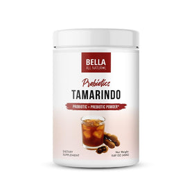 Poudre de probiotiques Bella All Natural goût tamarindo, vue de face