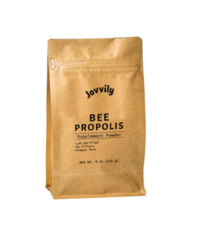 Poudre de Propolis d'Abeille Jovvily en sachet refermable de 240g