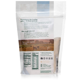 Poudre de Protéine de Bouillon d'Os Bio Natural Force 340g avec cuillère