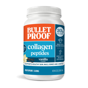 Poudre de protéine de collagène Bulletproof vanille 1388g vue avant