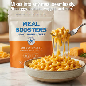 Poudre de protéine savoureuse Meal support dans un shaker