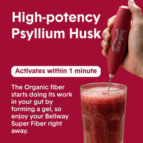 Poudre de psyllium Bellway dans un bol