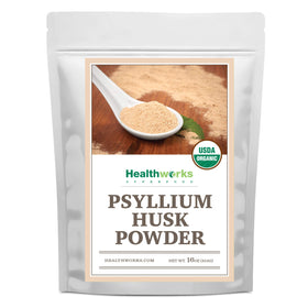 Poudre de Psyllium Bio Healthworks 472g en sachet