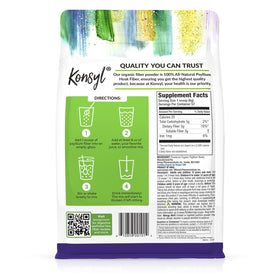 Poudre de psyllium bio Konsyl avec des ingrédients naturels