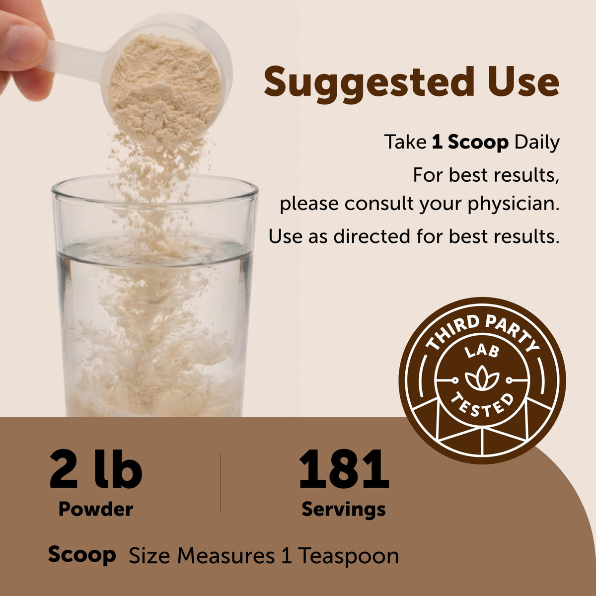 Poudre de psyllium bio Micro Ingredients, étiquette visible