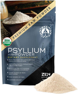 Poudre de psyllium bio Zen Spirit 240g en utilisation dans une recette