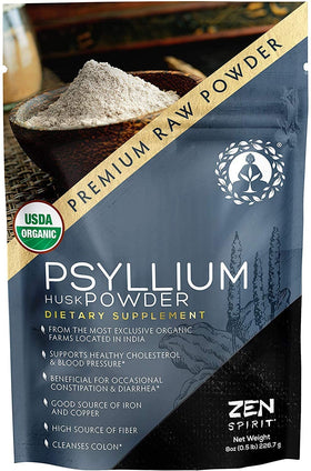 Poudre de psyllium bio Zen Spirit 240g vue de face
