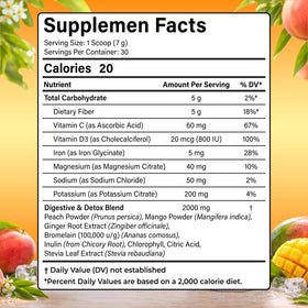 Poudre de psyllium BloomBoost 240g avec cuillère doseuse