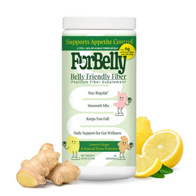 Poudre de psyllium ForBelly au citron et gingembre vue de face
